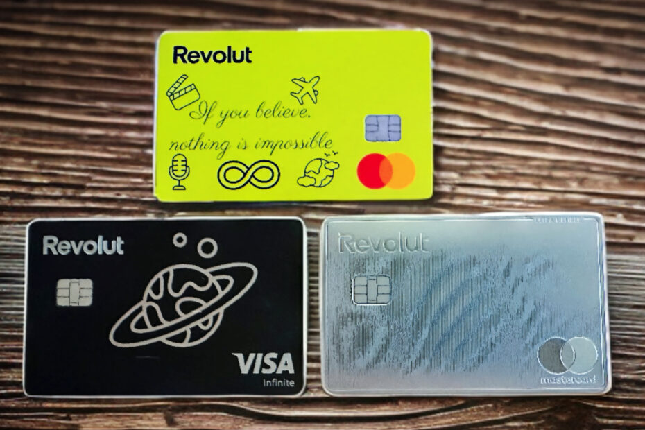 Revolut - Standard, Metal (Visa Infinite), Ultra (platinum card)